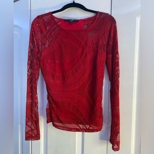 GUESS lace long sleeve
